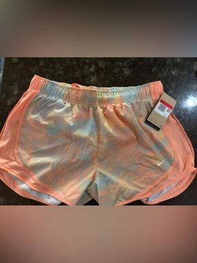 Nike Iridescent Peach Running Shorts
